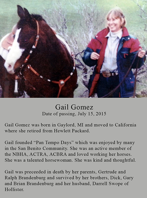 Gail's Obituary