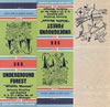 Postcards - 1950's: Underground Forrest Matchbook Cover